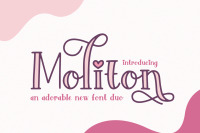 Moliton Serif Font Duo By Salt Pepper Designs Thehungryjpeg Com