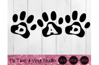 Dad Svg Father S Day Svg Paw Print Svg Best Dad Ever Svg Best Dad By T S Tees Vinyl Studio Thehungryjpeg Com