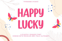 Happy Lucky Playful Unique Font By Typehand Studio Thehungryjpeg Com