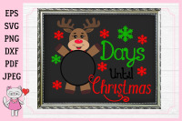 Days Until Christmas Svg Christmas Countdown By Magic World Of Design Thehungryjpeg Com