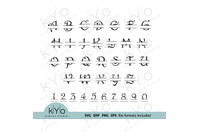 Split Monogram Letter Bundle Svg Png Dxf Files By Kyo Digital Studio Thehungryjpeg Com
