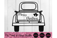 Vintage Truck Svg Merry Christmas Svg Christmas Pickup Svg Vintage By T S Tees Vinyl Studio Thehungryjpeg Com