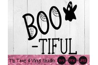 Bootiful Svg Beautiful Svg Boo Svg Halloween Svg Spooky Svg Ghost By T S Tees Vinyl Studio Thehungryjpeg Com