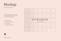 Download 35 Pieces Puzzle Mockup Sublimation Mockup Puzzle Jigsaw Mockup By Ariodsgn Thehungryjpeg Com