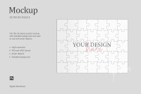 35 Pieces Puzzle Mockup Sublimation Mockup Puzzle Jigsaw Mockup By Ariodsgn Thehungryjpeg Com