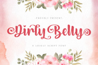 Dirly Belly Lovely Calligraphy Font By Stringlabs Thehungryjpeg Com