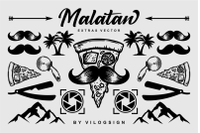 Malatan A Modern Script Typeface By Vilogsign Thehungryjpeg Com