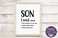 Download Son Definition Funny Boy Definition Svg Funny Family By Crafty Mama Studios Thehungryjpeg Com