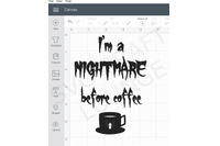 Free Free 194 Im A Nightmare Before Coffee Svg SVG PNG EPS DXF File