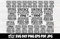 Aged to perfection born in 1942 digital Download Vintage 1942 svg cutting file mostly original parts 79th in 2021 Birthday svg