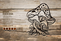 Mushroom Graffiti Stencil by fleshcap on DeviantArt
