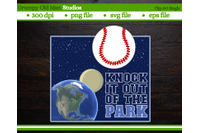 Knock it out of the park, baseball field By Grumpy Old Man Studios