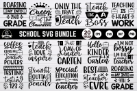 Classroom Art Supplies SVG Bundle Graphic by jordynalisondesigns