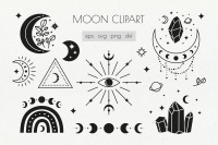 Boho Moon Illustration 8822213 PNG