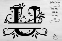 Silhouette Design Store: Flower Monogram Letter U  Floral monogram letter,  Floral letters, Floral monogram