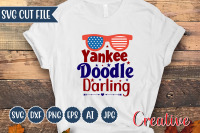 Yankee Doodle Darling Svtg Cut File, SVG Patriotic Fighter Pilot