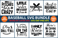 Baseball T-shirt Design Bundle 1