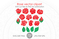 Long stem rose-monogram-Instant Download- svg-png-jpg files included-  graphic design- sublimation-instant download-clip art