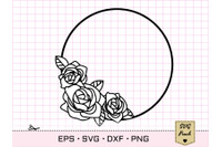 Free Rose Border SVG Collection Online