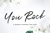 You Rock Handwritten Font By Vladcristea Thehungryjpeg Com