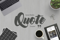 Social Media Quote Creator By Web Donut Thehungryjpeg Com