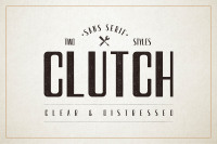 Clutch Sans Serif Retro Font 2 Styles By Corgiastronaut Thehungryjpeg Com