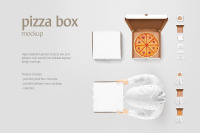 Download Pizza Box Mockup Front Vew Yellowimages