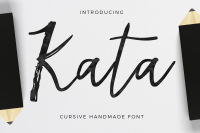 Kata Cursive Handmade Font By Latin Vibes Thehungryjpeg Com
