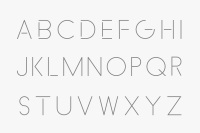 Minimalistic Font English Alphabet By Expressshop Thehungryjpeg Com