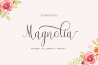 Magnolia Duo Font By Pollem Co Thehungryjpeg Com