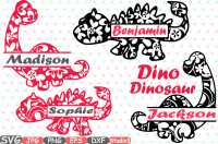 Download Split Dinosaur Frames Dinos Floral Flower Svg Silhouette Cricut Studio3 Vinyl Die Cut Machines Clipart Illustration Eps Png Zoo Vector 468s By Hamhamart Thehungryjpeg Com