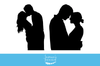 Couple svg love silhouettes wedding svg couple silhouettes cupid silhouettes kissing couple svg Mr and Mrs svg couple clipart