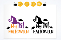 My 1st Halloween Svg Png Eps Dxf Cut File By Prettycuttables Thehungryjpeg Com