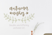 Autumn Doodle & Lettering Kit. Gráfico por Sentimental Postman · Creative  Fabrica
