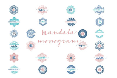 Mandala Logo Monogram Bundle