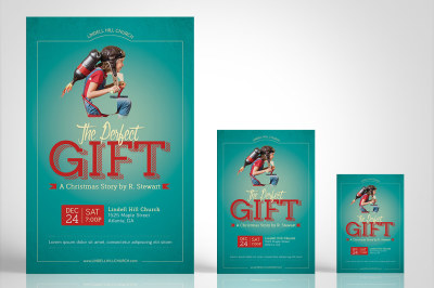 Perfect Gift Church Flyer Poster Template