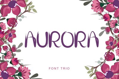 Aurora Font Trio