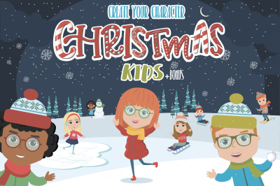 Creator for Christmas kids character 