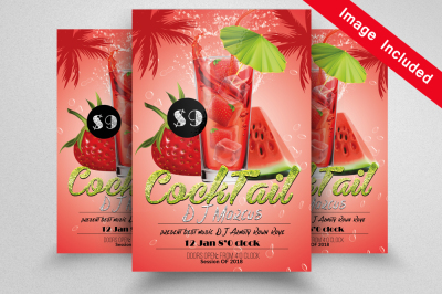 Cocktail Flyer Template