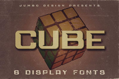 Cube - Display Font