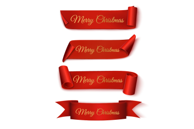 Merry Christmas Ribbons