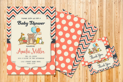Super cute invitation for your Baby Shower event!!