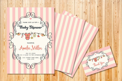 Super cute invitation for your Baby Shower event!!