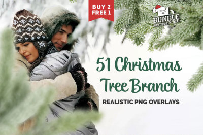 51 Christmas Tree Brunch Overlays