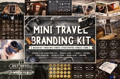 Mini Travel Branding Kit - Preview