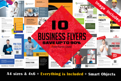 10 Business Flyer Templates Bundle Vol:01