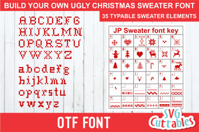 Ugly Christmas Sweater font
