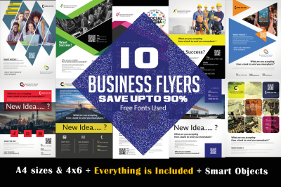 10 Business Flyer Templates Bundle Vol:02