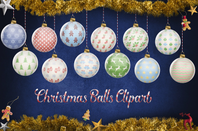 Christmas Balls Clipart