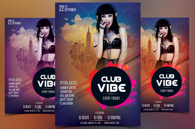 Club Vibe - PSD Flyer Template